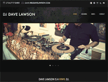 Tablet Screenshot of djdavelawson.com